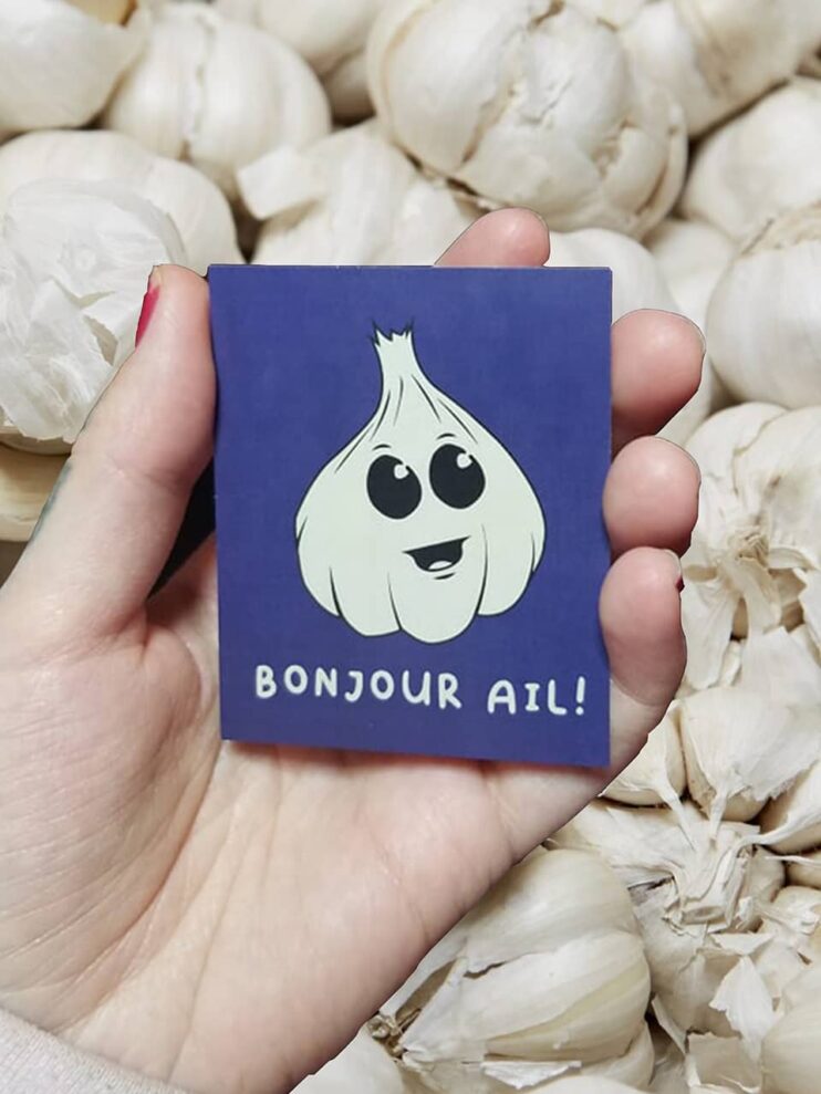 autocollant bonjour ail