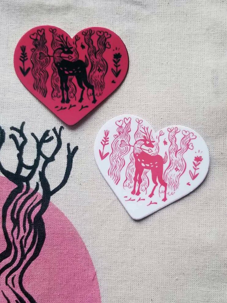 Autocollant Dear Deer