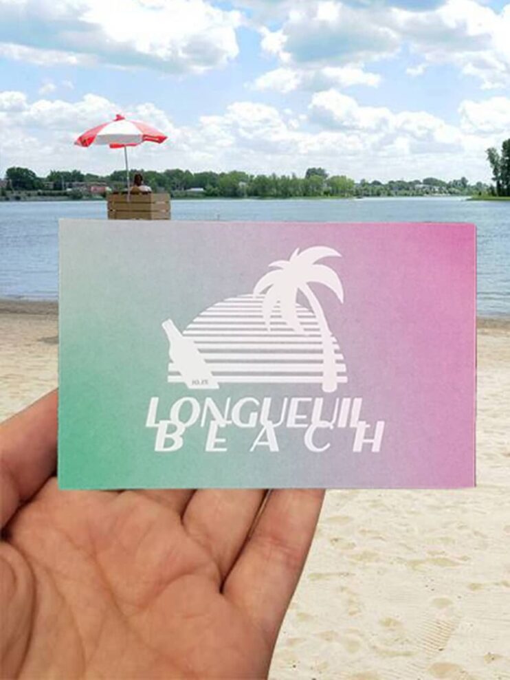 Autocollant Longueuil Beach