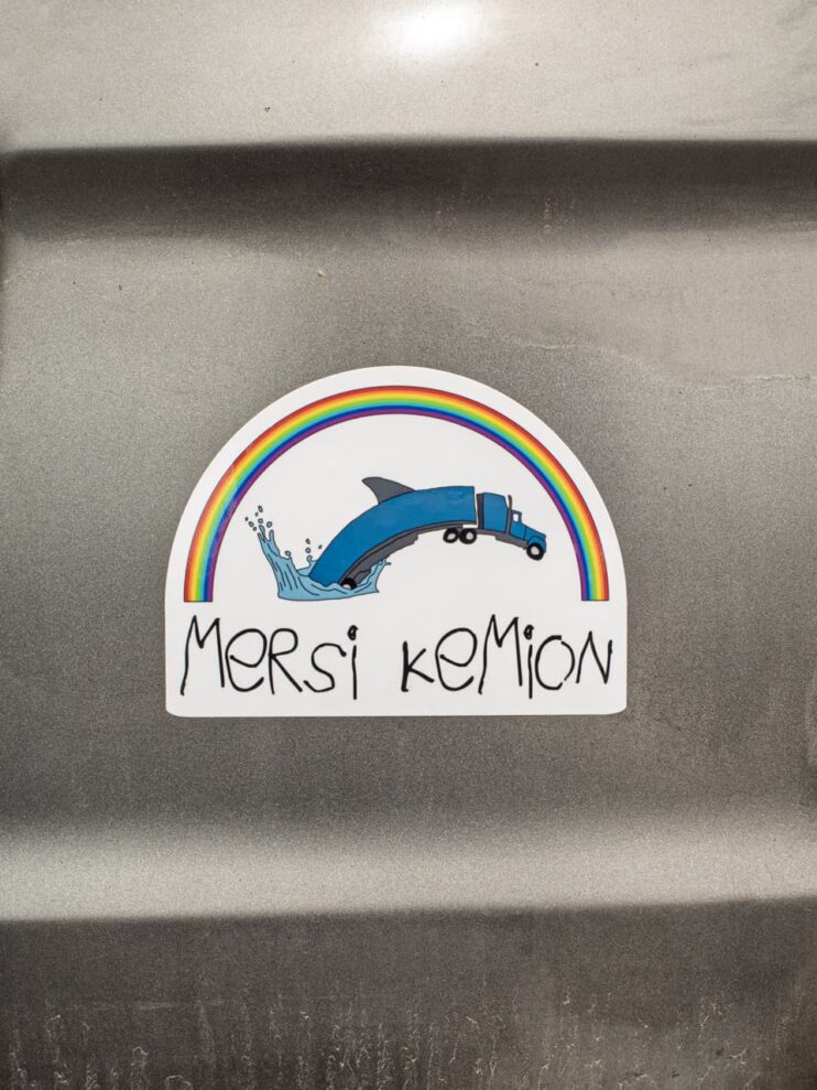 autocollant mersi kemion
