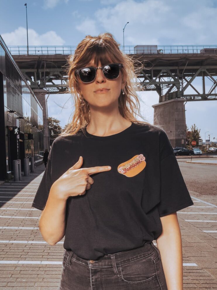 T-shirt Double saucisses