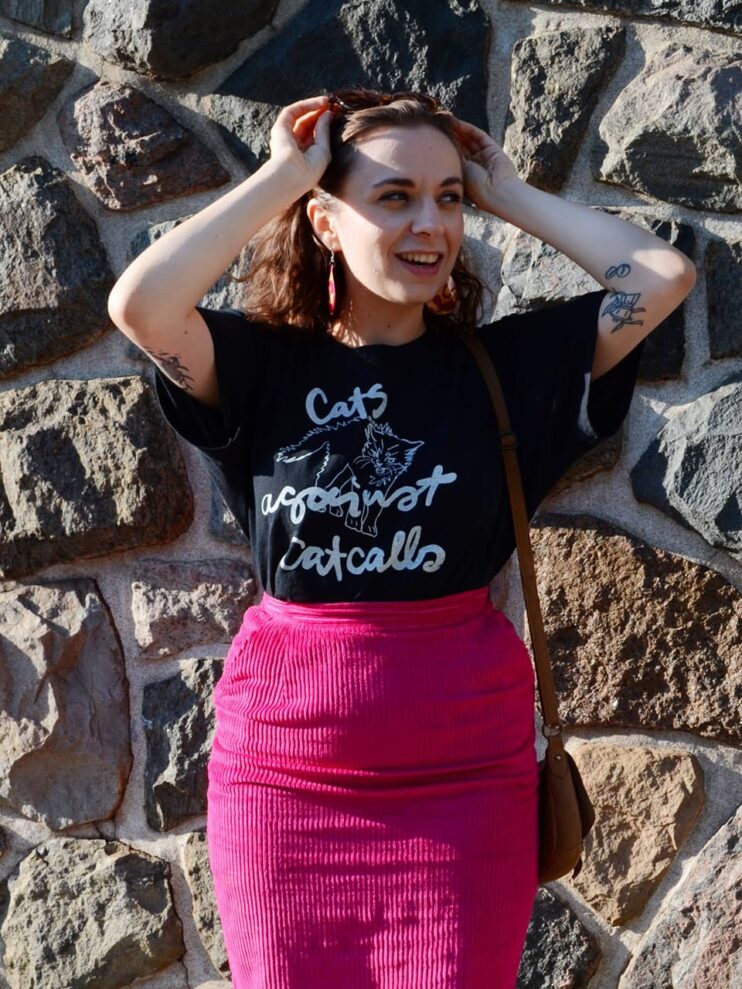 t-shirt Cats Against Catcalls – Image 3